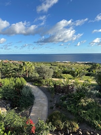 View from balcony of our first (upper) floor room