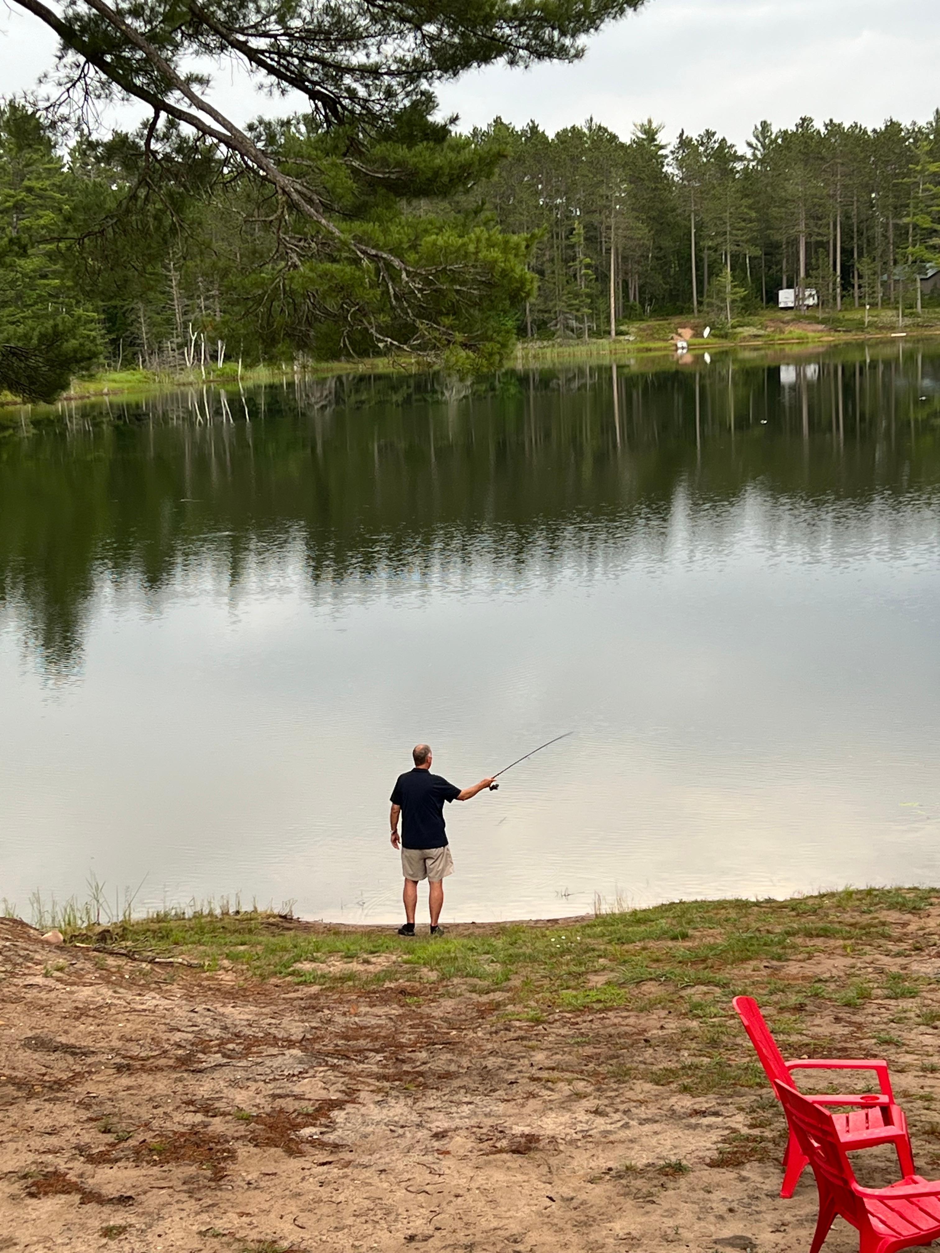 Fishing (catch & release) from shore