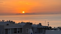 Sunset from our private hot tub