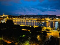 Gorgeous balcony view in the evening