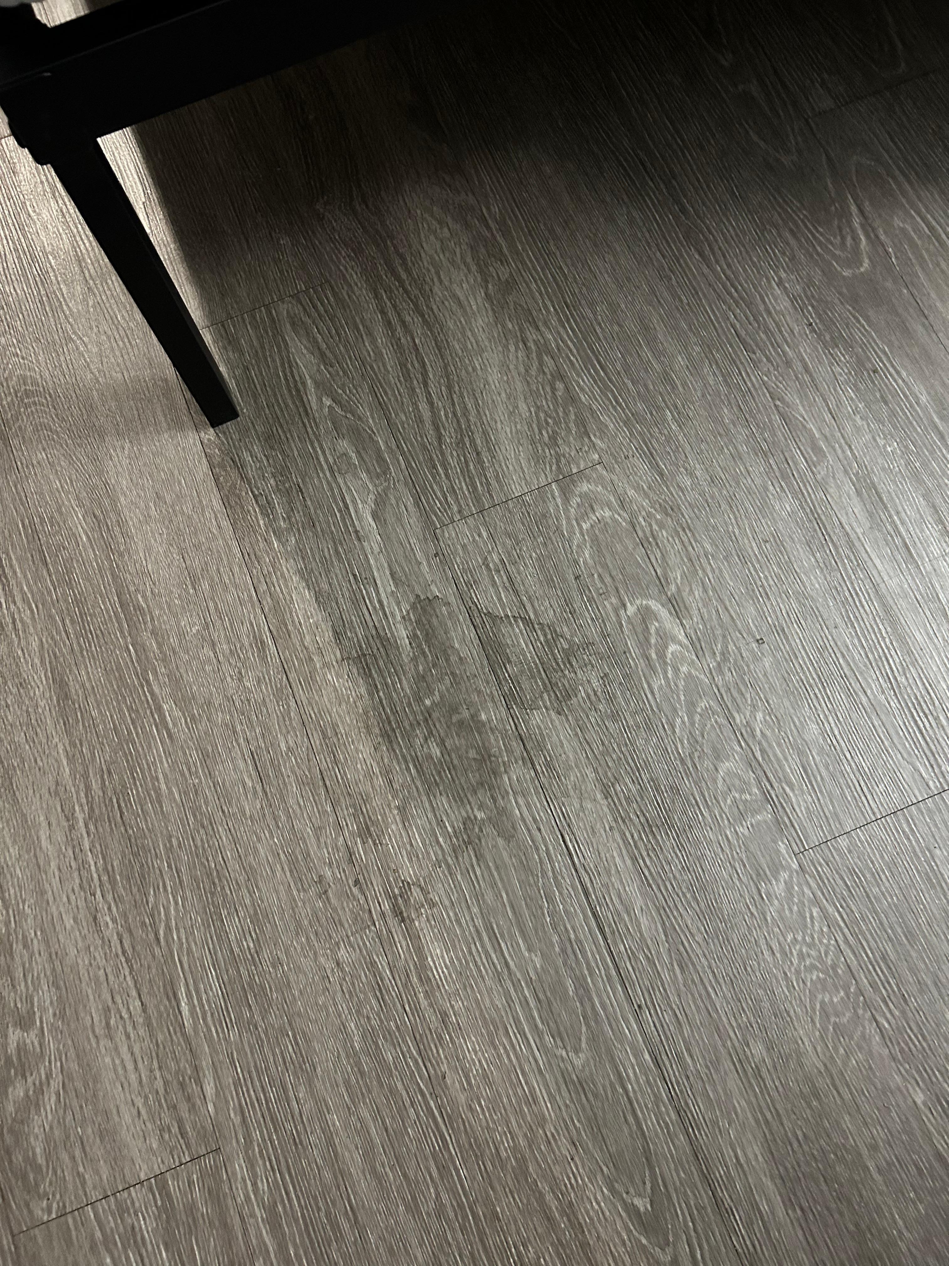 This is a big spill that really doesn’t show well in picture!