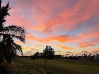 Sunrise from the porch