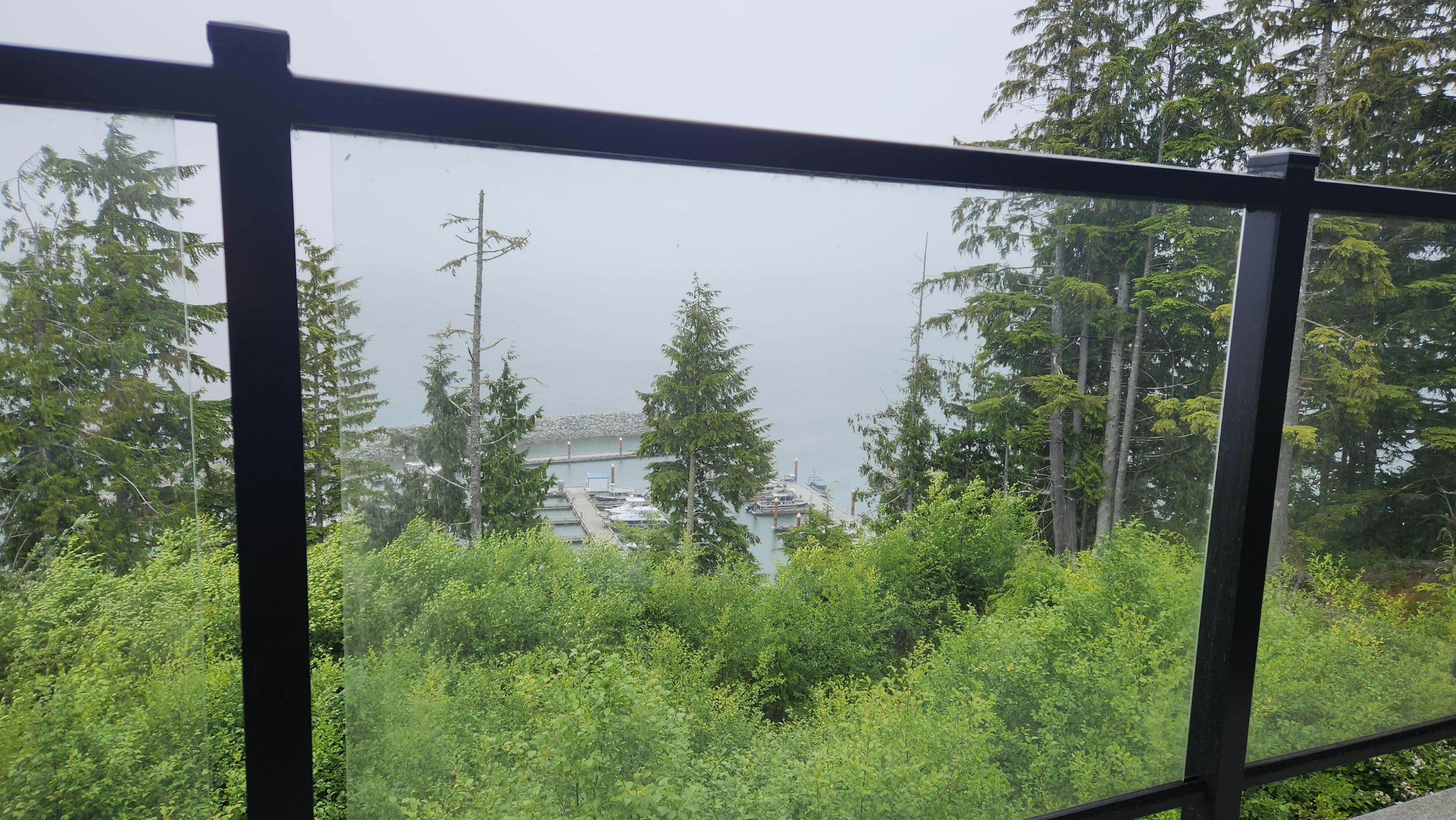 View looking at marina