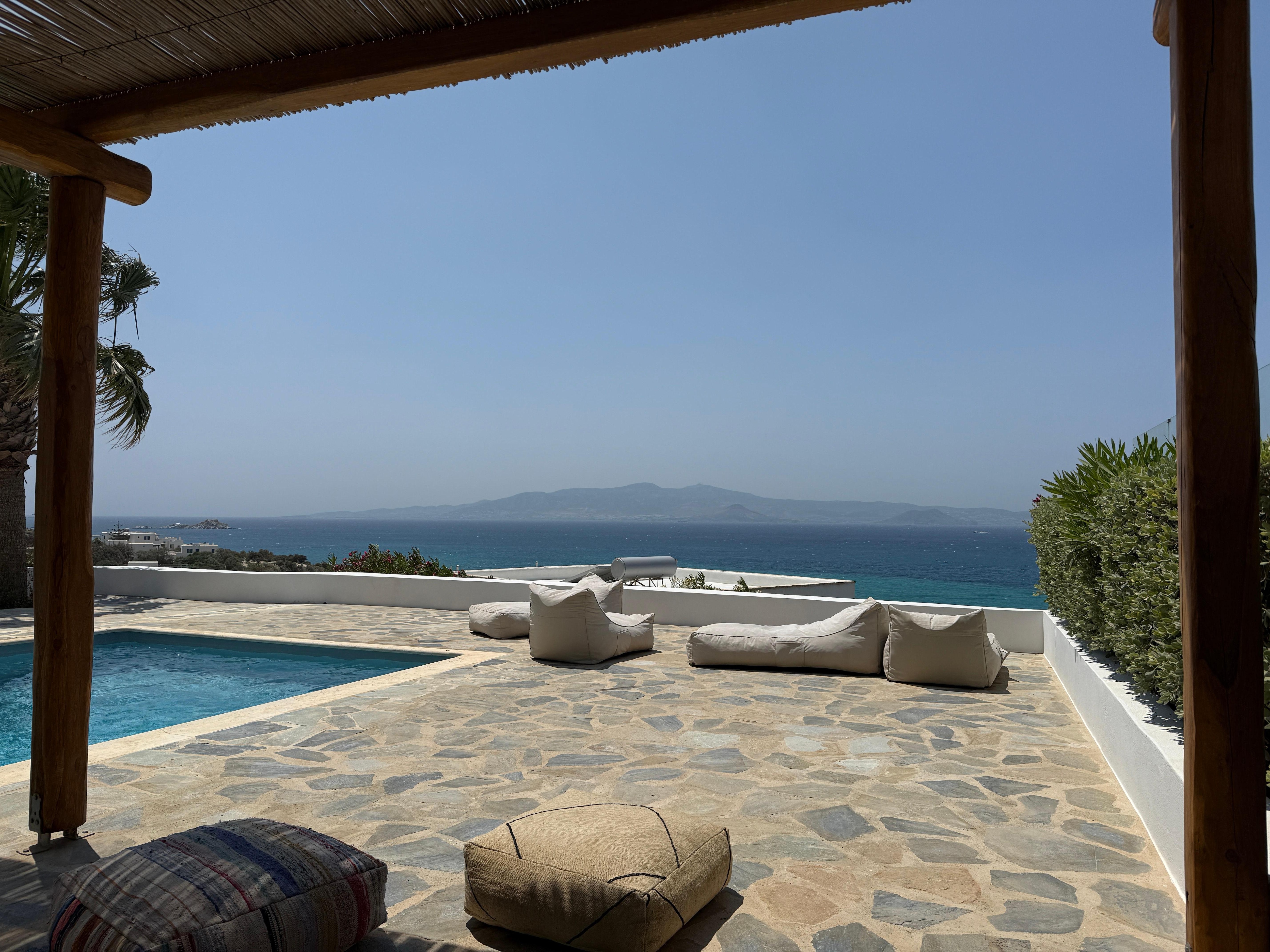 Superb views from the deck