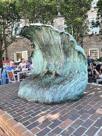 One of Newport’s fun sculptures.