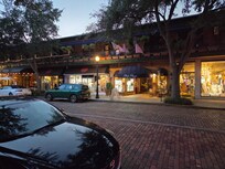 Front entrance in the evening.