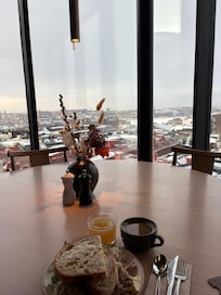 Very satisfying breakfast at 13 floors height
