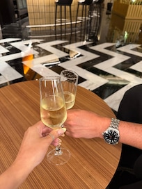 Welcome champagne