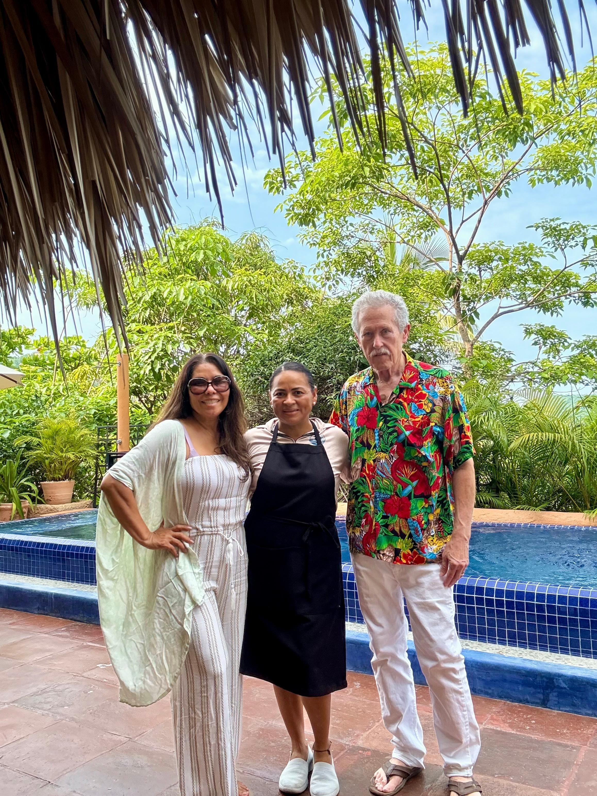 With our new friend Paula 