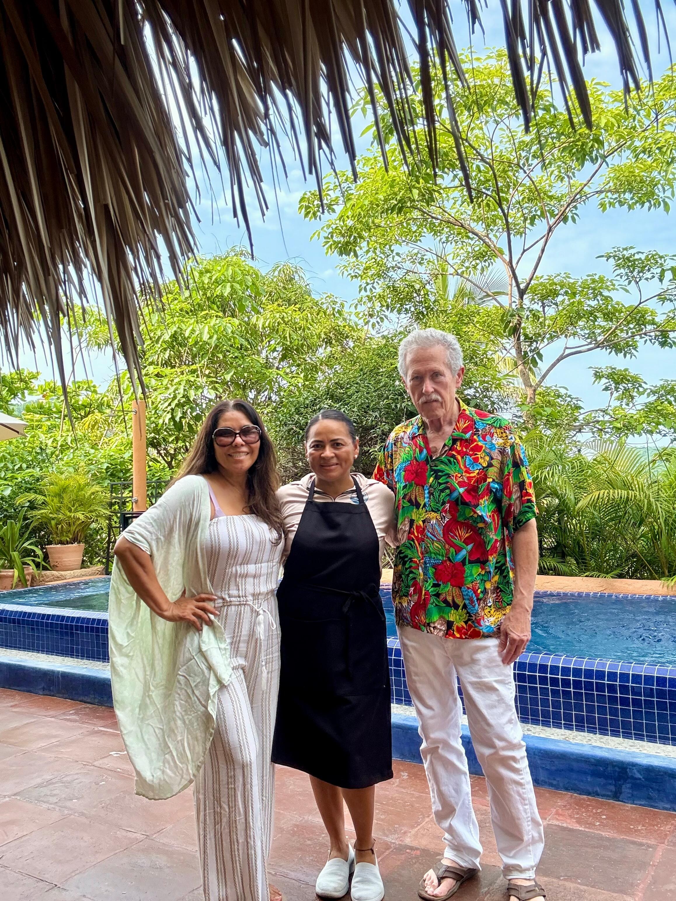With our new friend Paula 