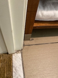 The dirty on these corners makes me question how often they mop/sweep