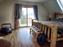 Upstairs Bedroom with deck
