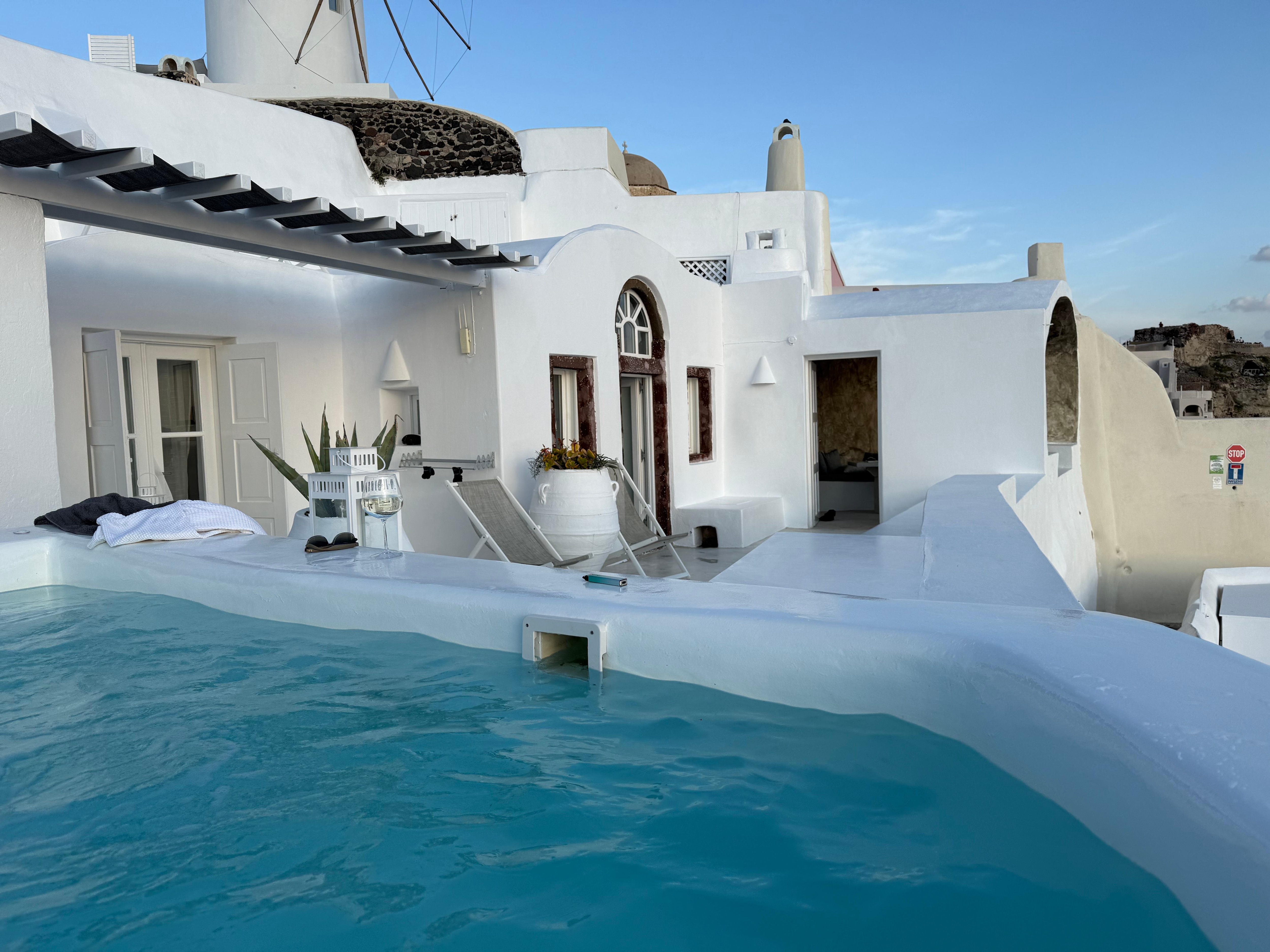 View of house from the pool