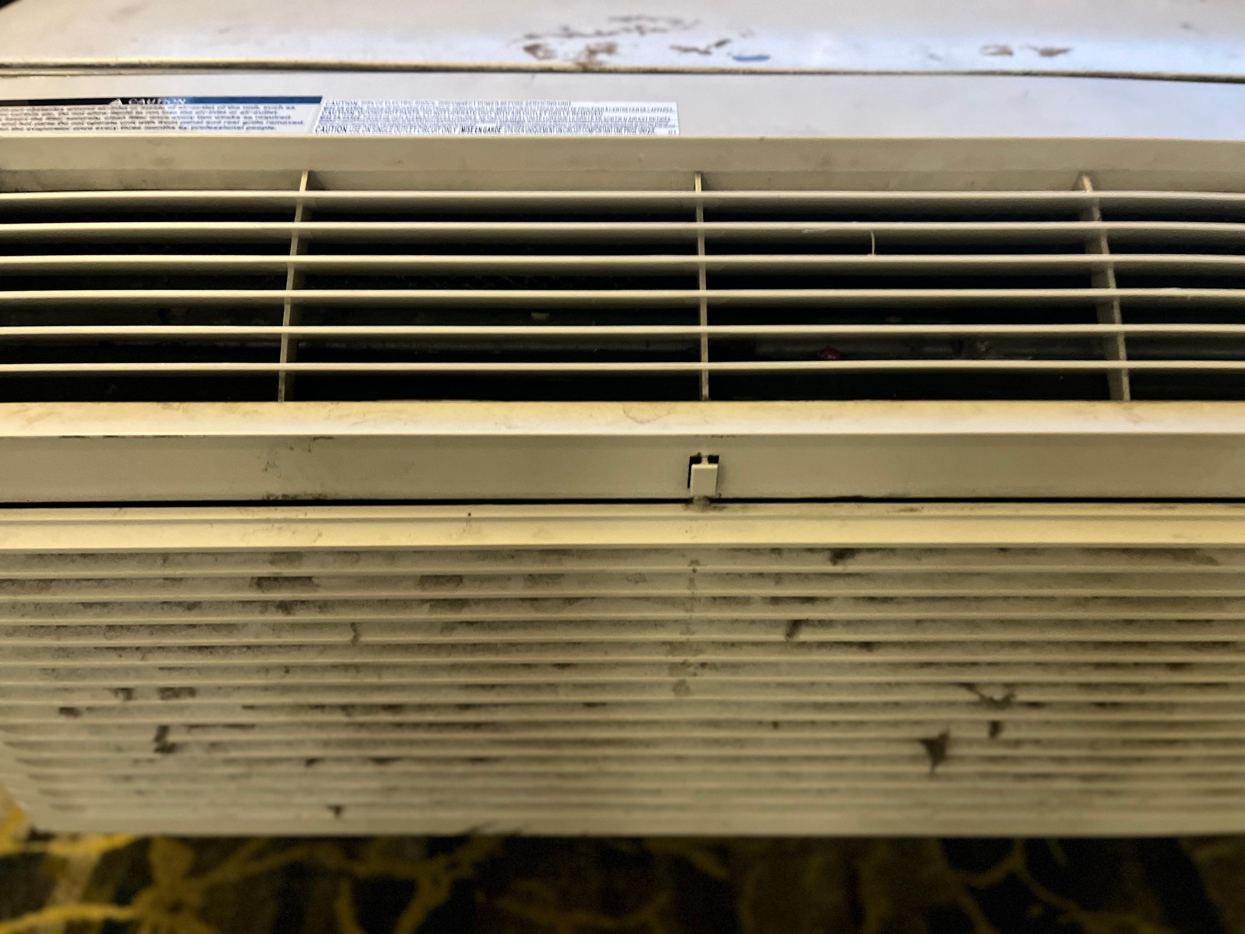 Moldy and dirty AC/heat units.