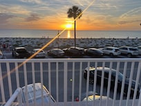Sunset from the balcony.