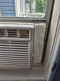 There version of air conditioning.  Left openings for bugs to come in