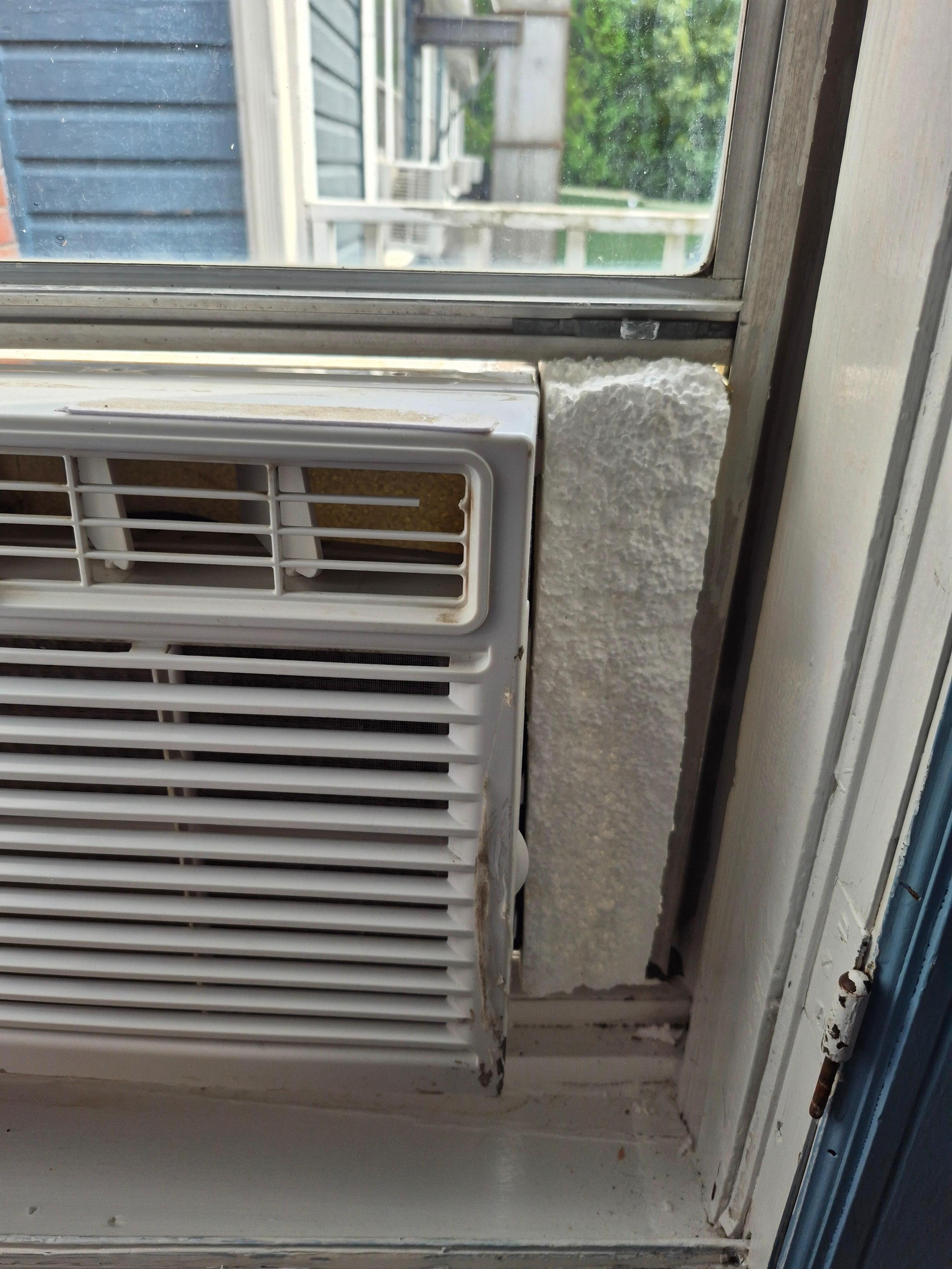 There version of air conditioning. Left openings for bugs to come in