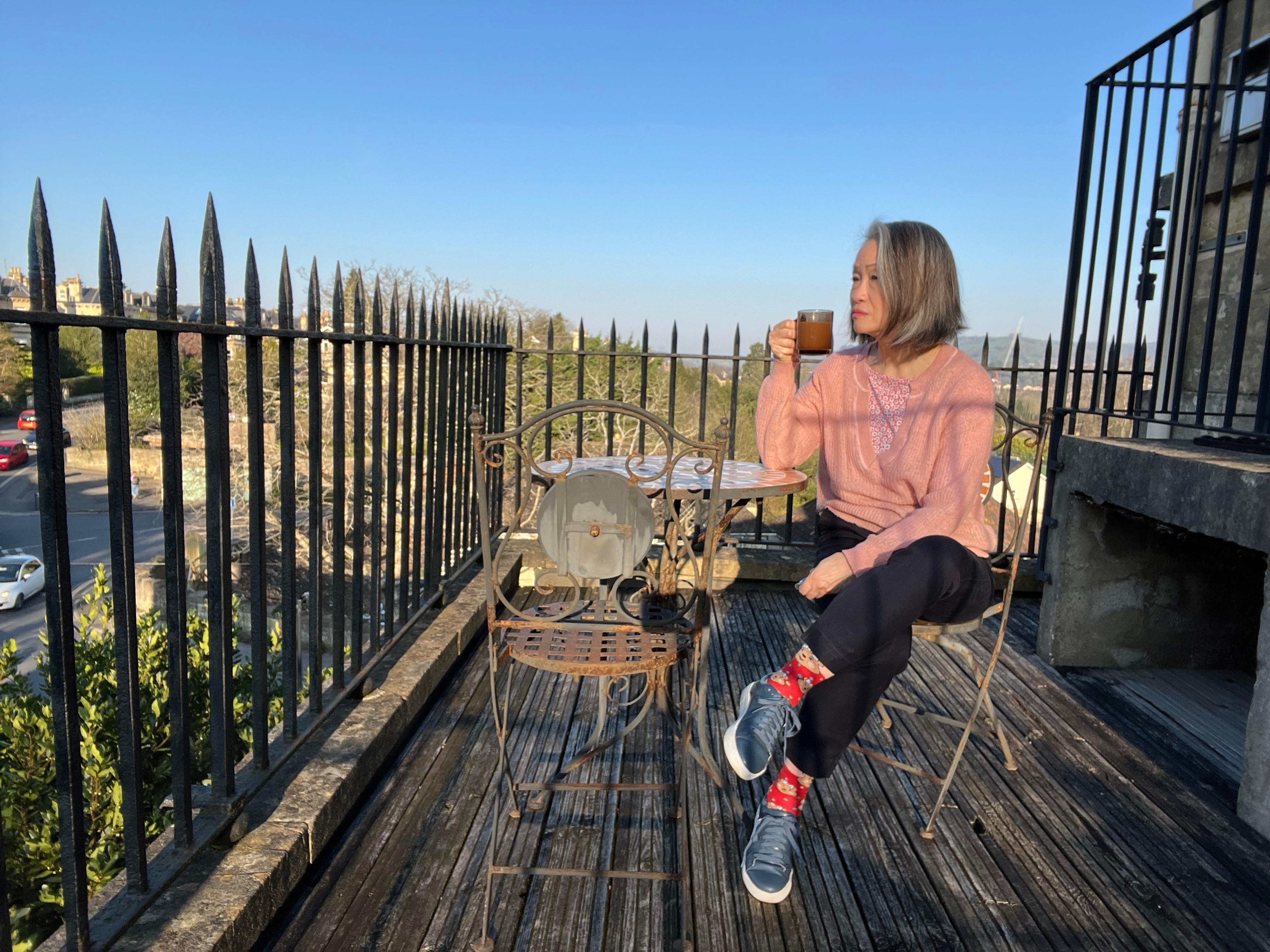 Terrace for my morning cup of tea
