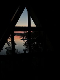 Sunrise from loft bedroom