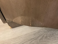 Chipped, warped, bulging squeaky frig door cover