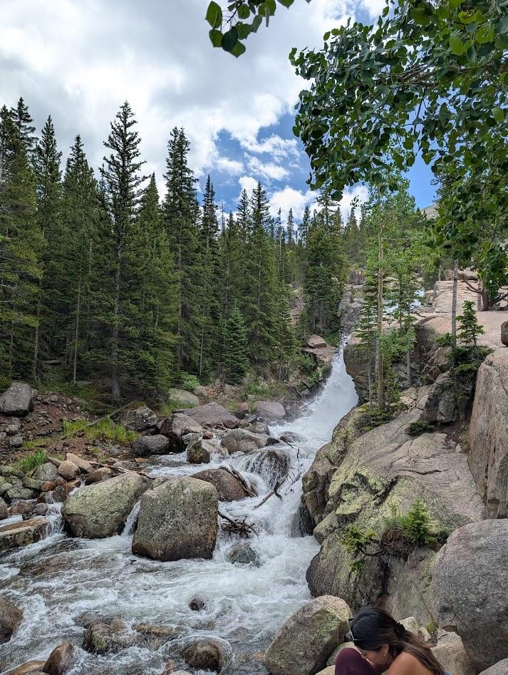 Alberta Falls...Pro tip - start your hike at BEAR LAKE, not at the Cascade Canyon lot/shuttle stop. This way, the first part of the trail is all downhill. You can then return to the "standard" starting point, and grab the shuttle back to your vehicle