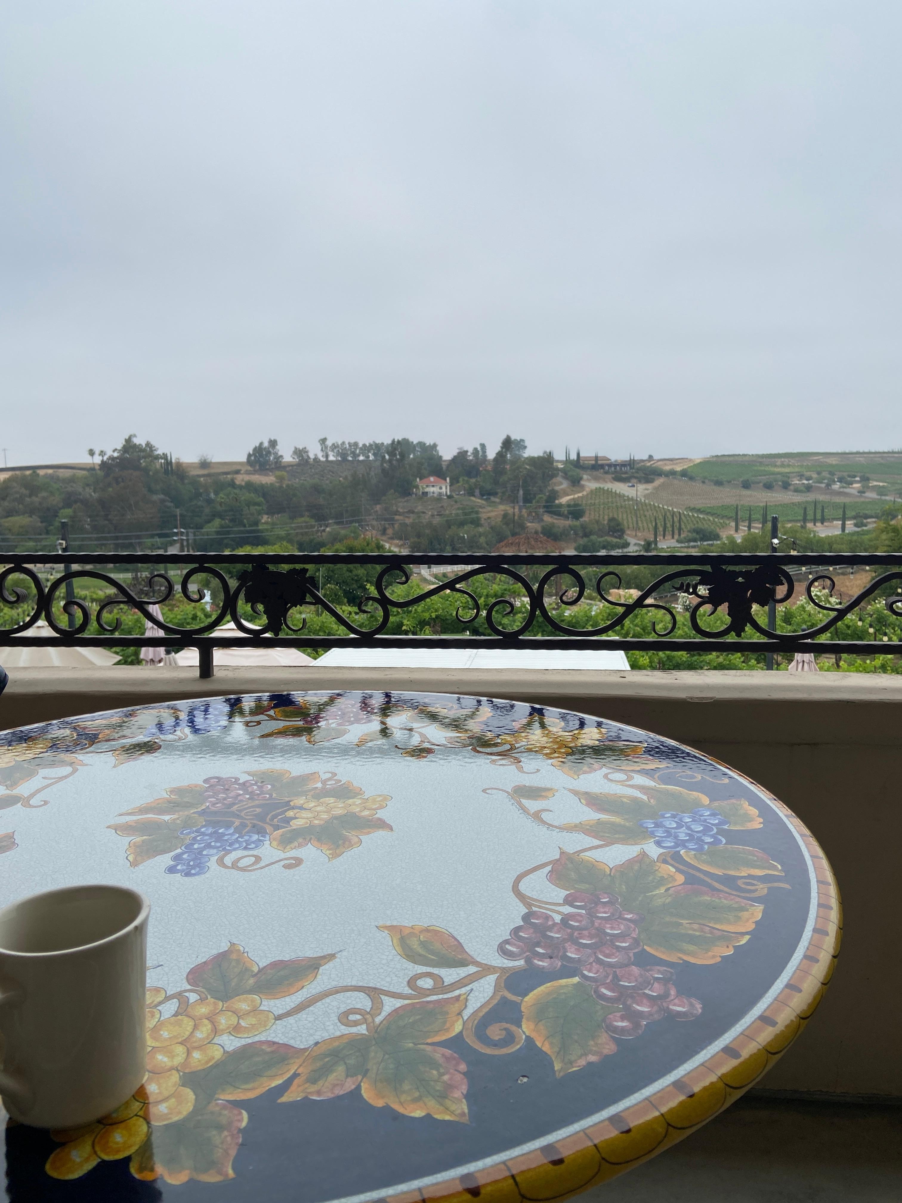 Morning coffee and a beautiful view!