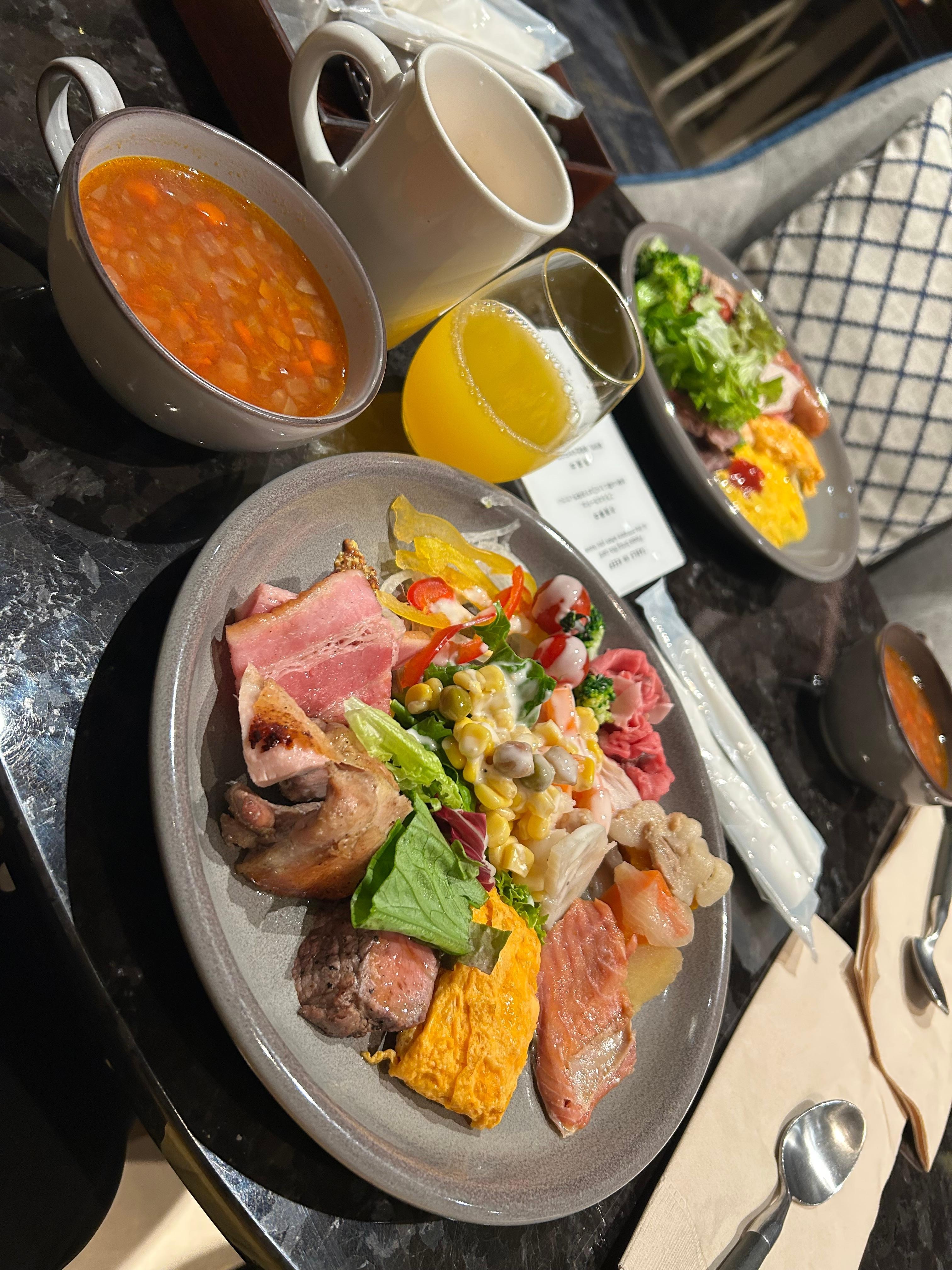 朝食の満足度が凄いです