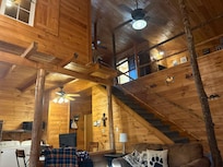 Railings leading upstairs