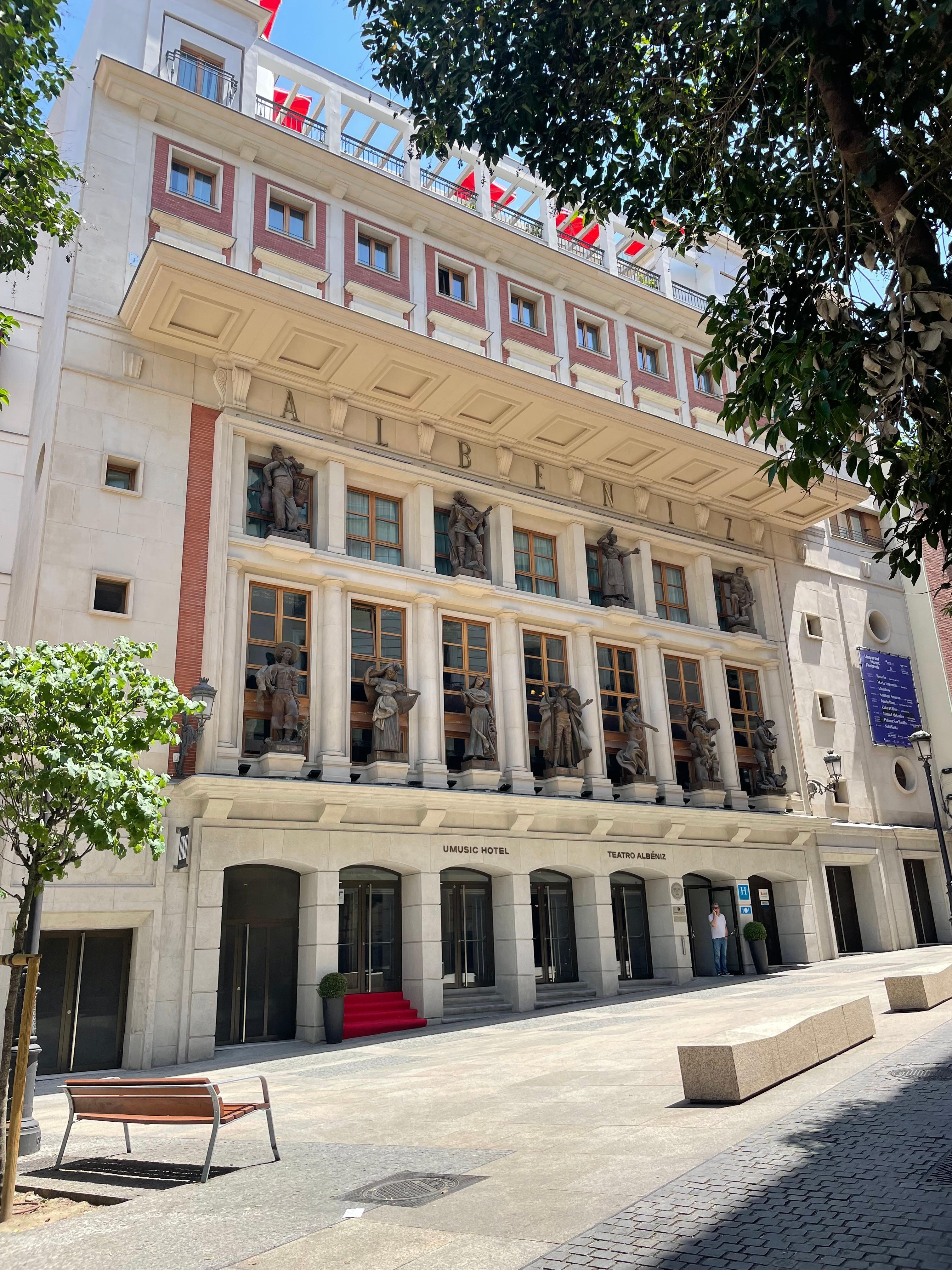 Front of hotel