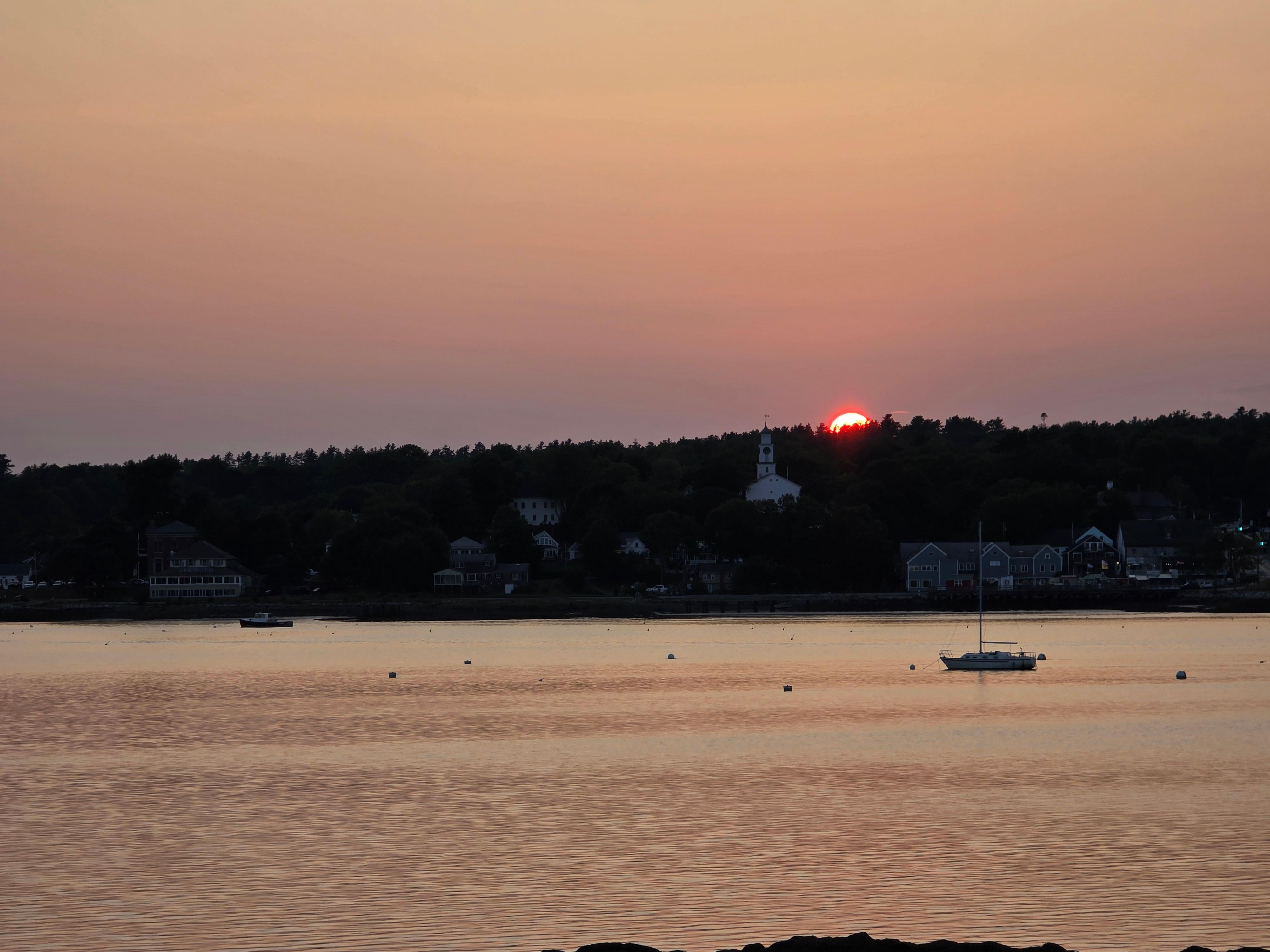 Sunset on the Sheepscot