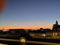 Sunset view from our room