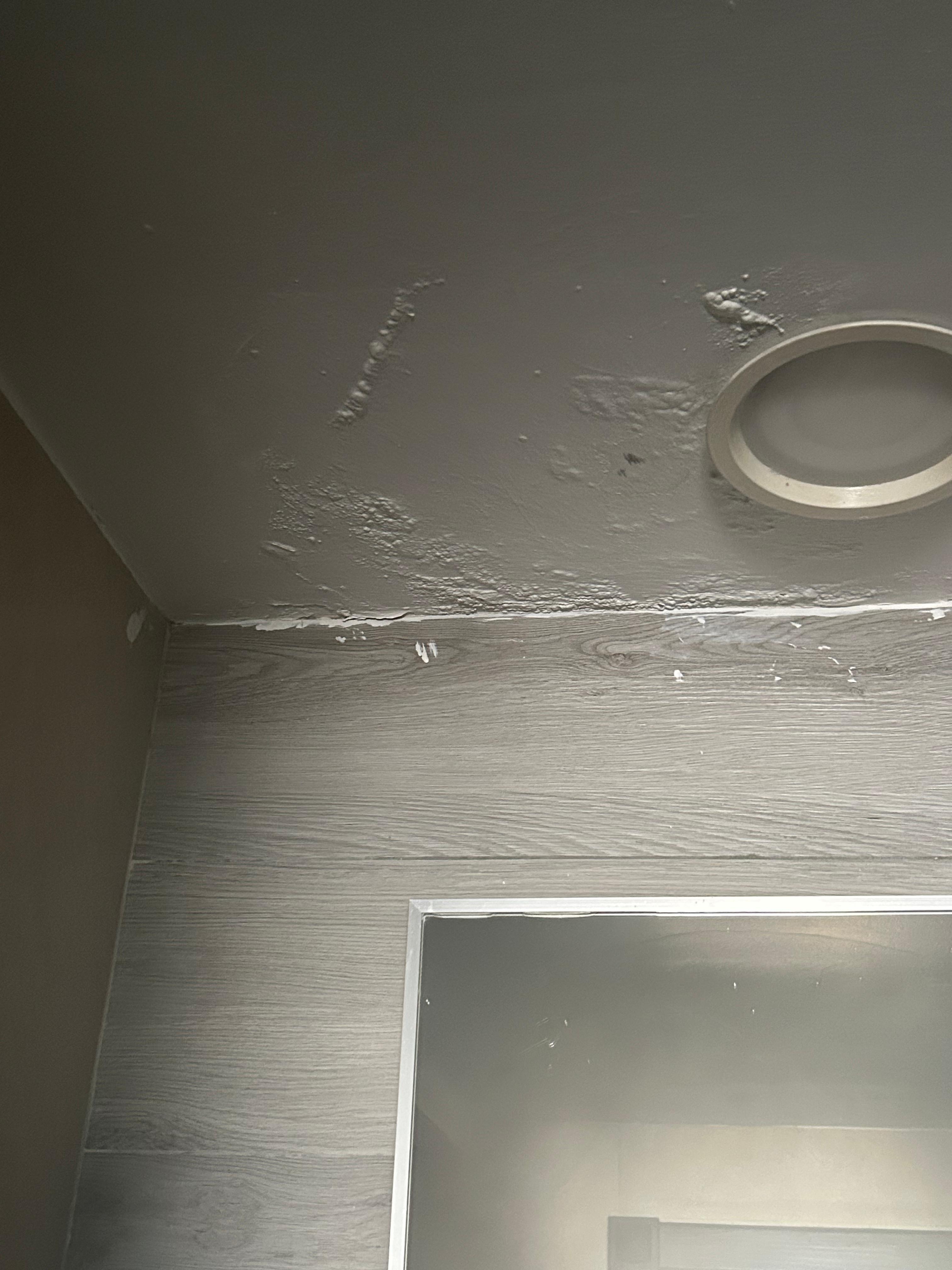 The ceiling that leaked all throughout my stay 