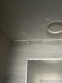 The ceiling that leaked all throughout my stay