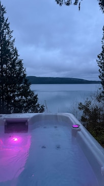 View from the hot tub