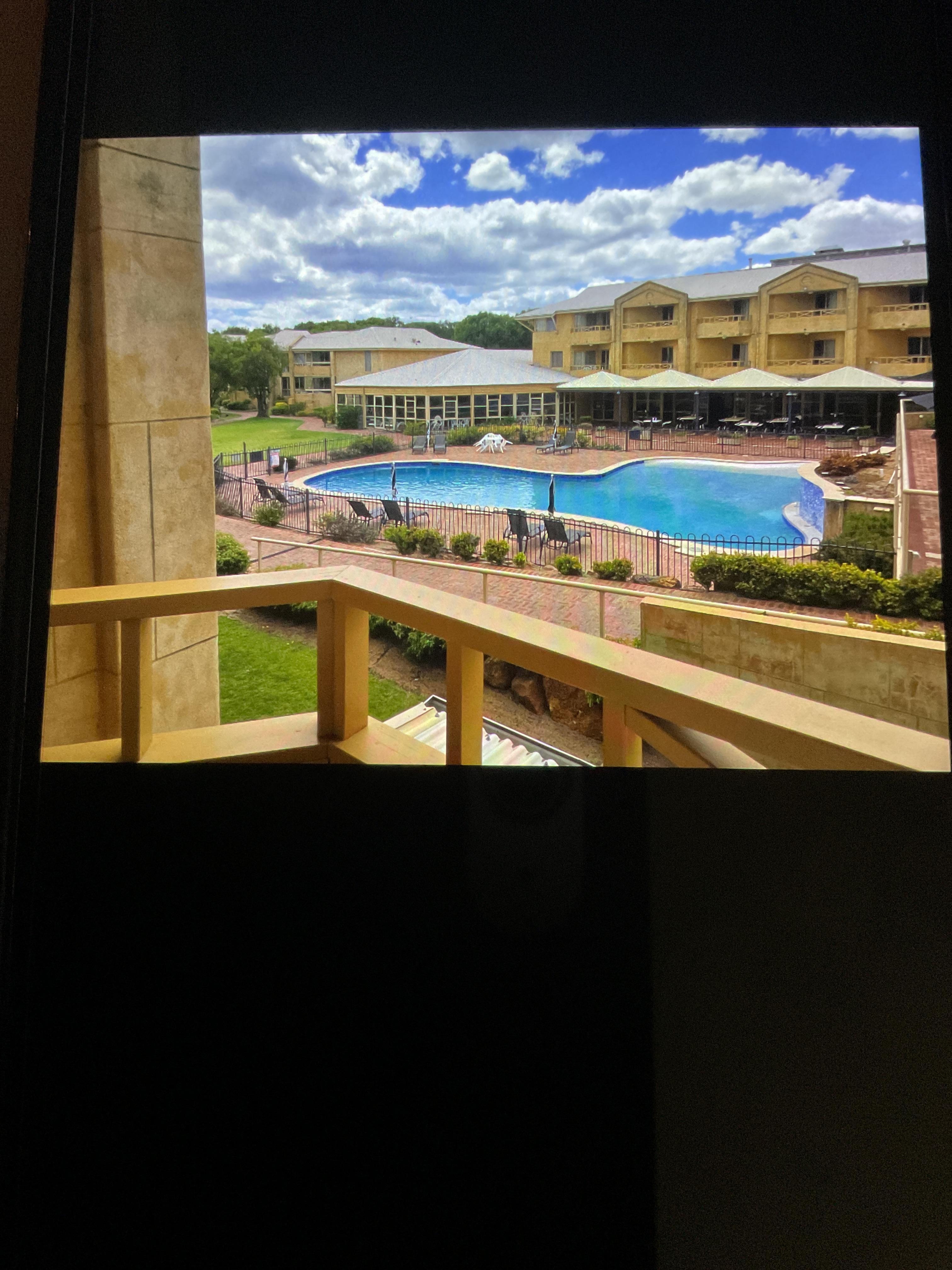 View from our room , best part.