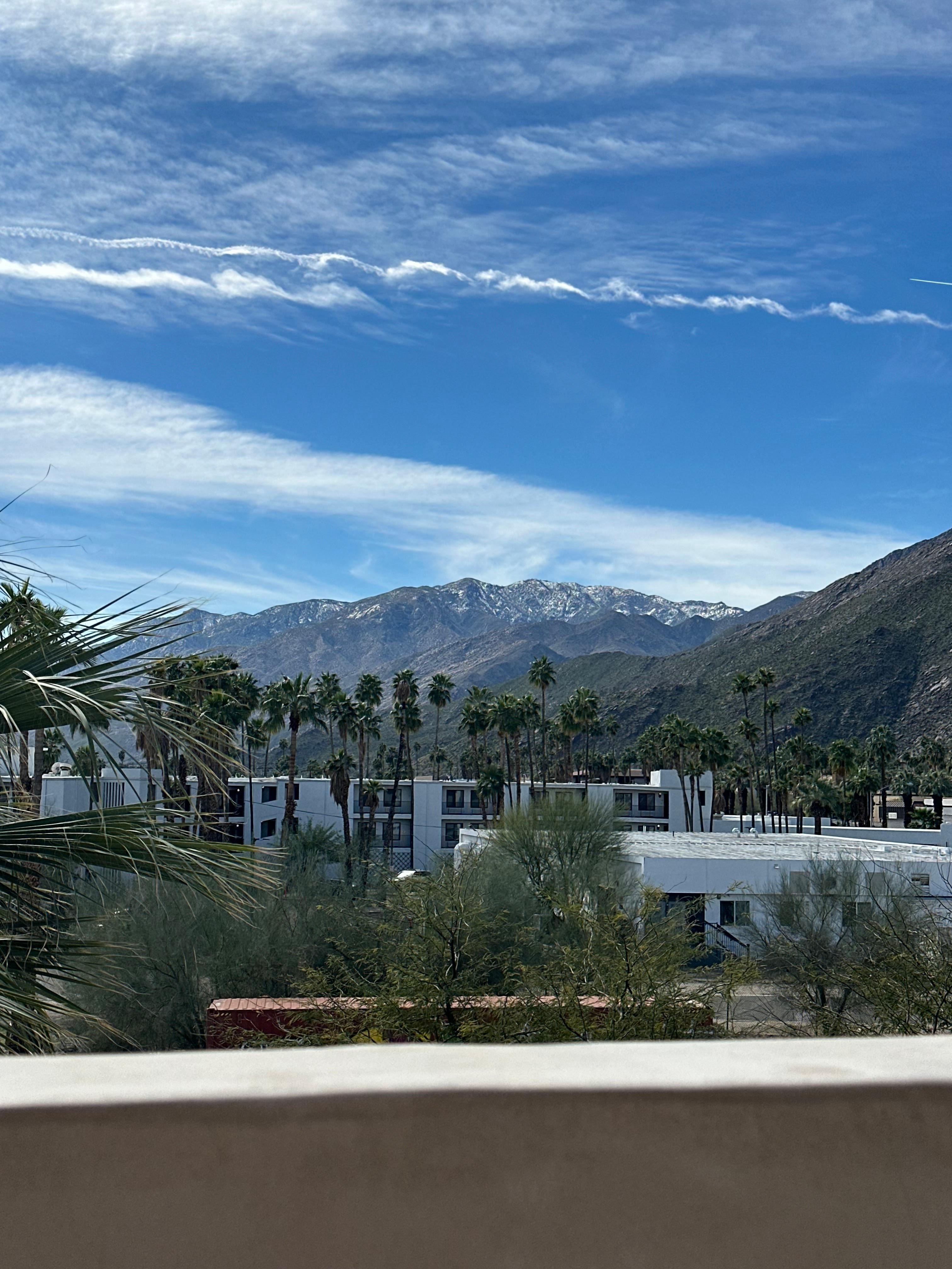 View from the balcony 