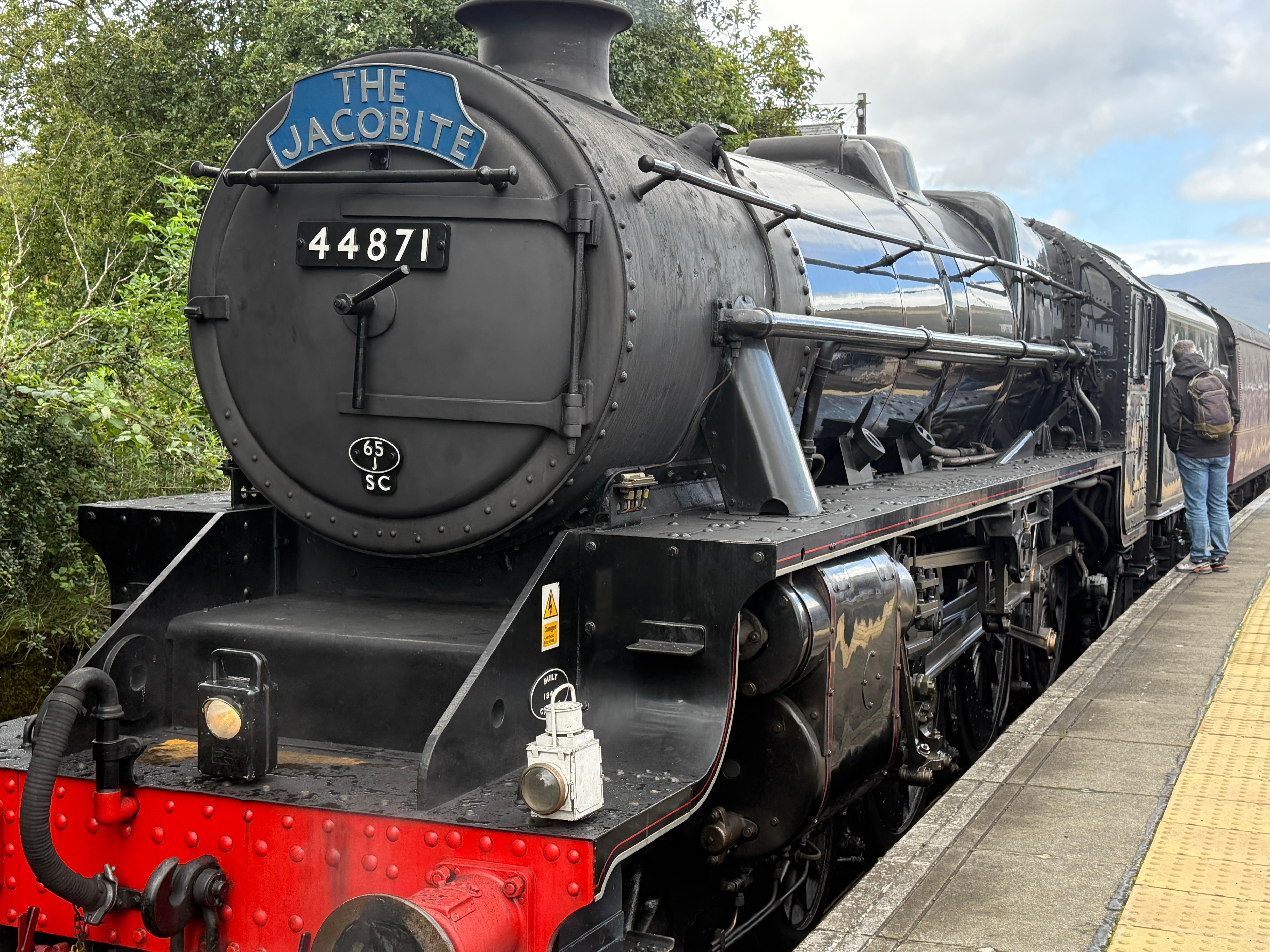 Riding the Hogwarts express