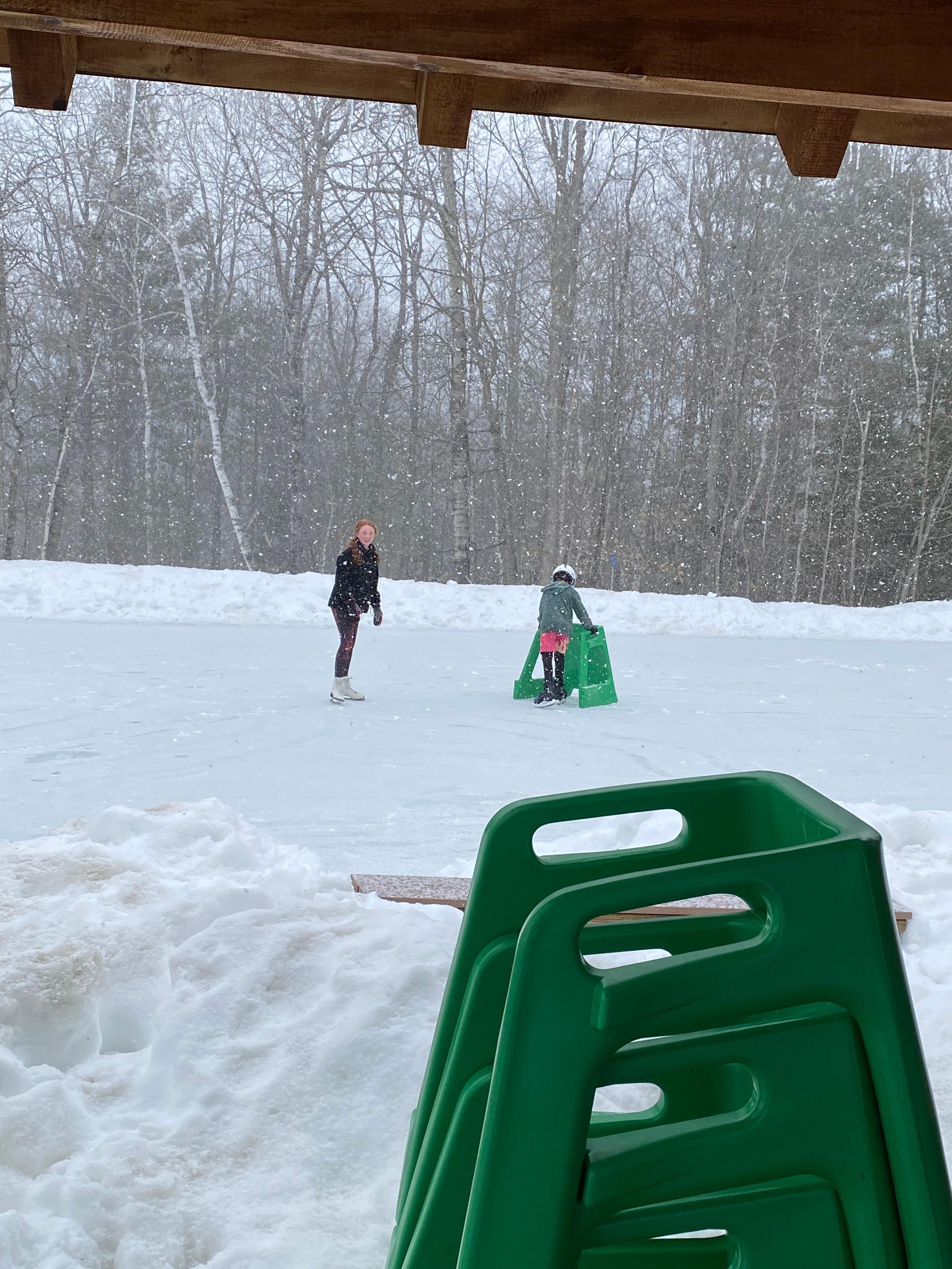 Snowy dreamy skating!