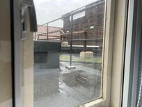 Noisy vents from kitchen roof, smells too...