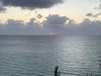 Sunset from our room.