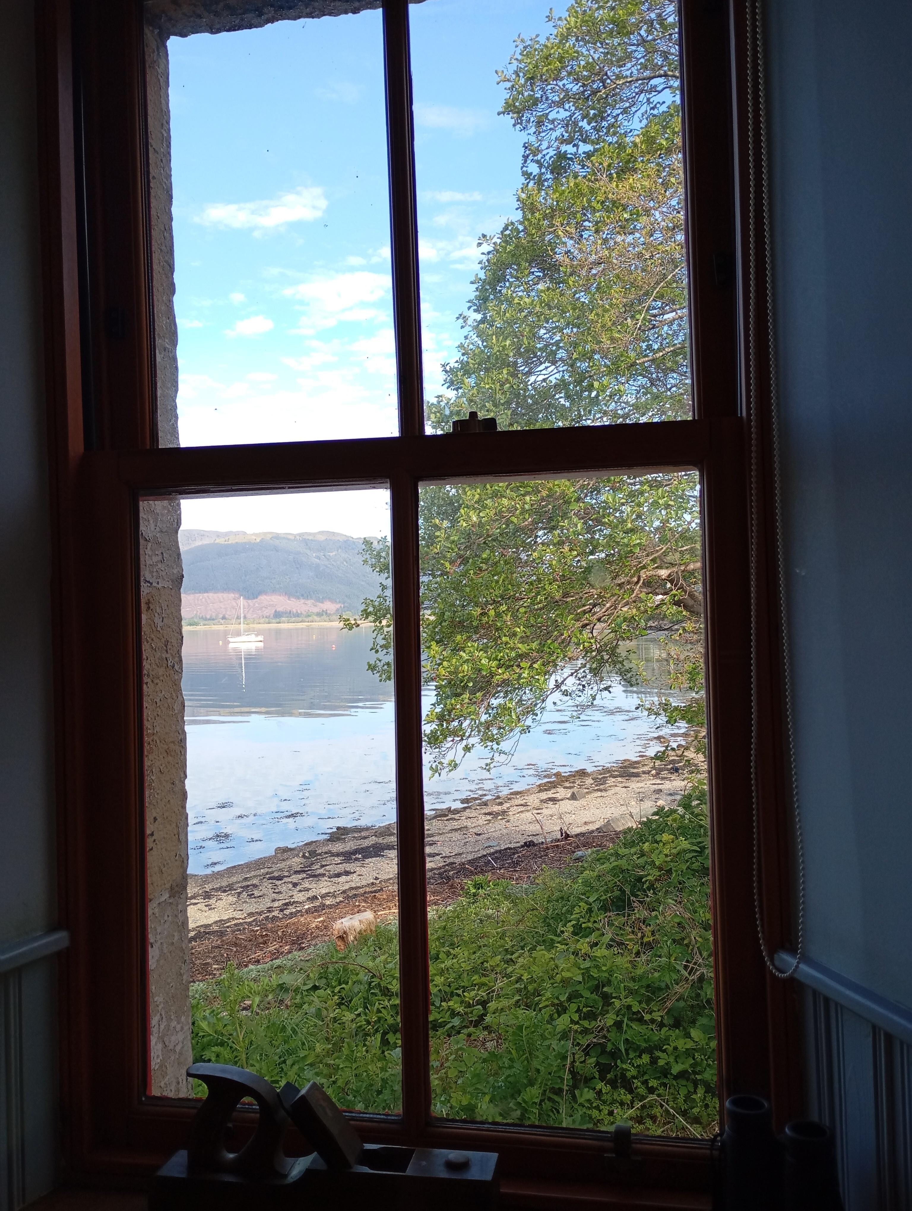Ausblick aus dem Wohnzimmerfenster