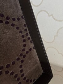 Carpet and baseboards dirty an in disrepair