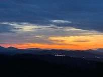 View from the deck. Stunning.