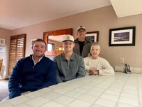 Kitchen area … headed out for dinner