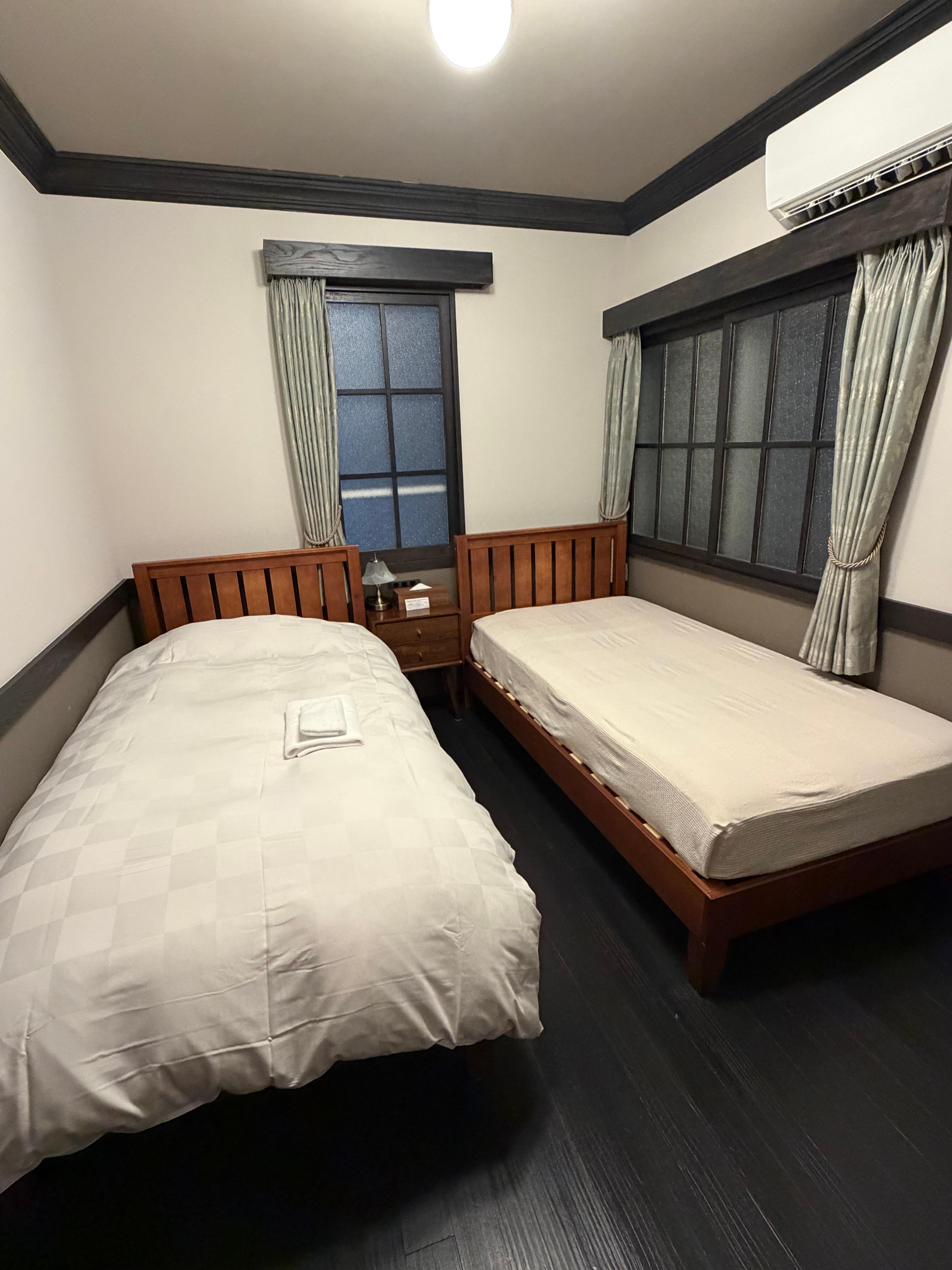 2人部屋を一人で使用しました