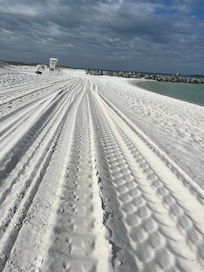 Beach access directly in front of magnolia house