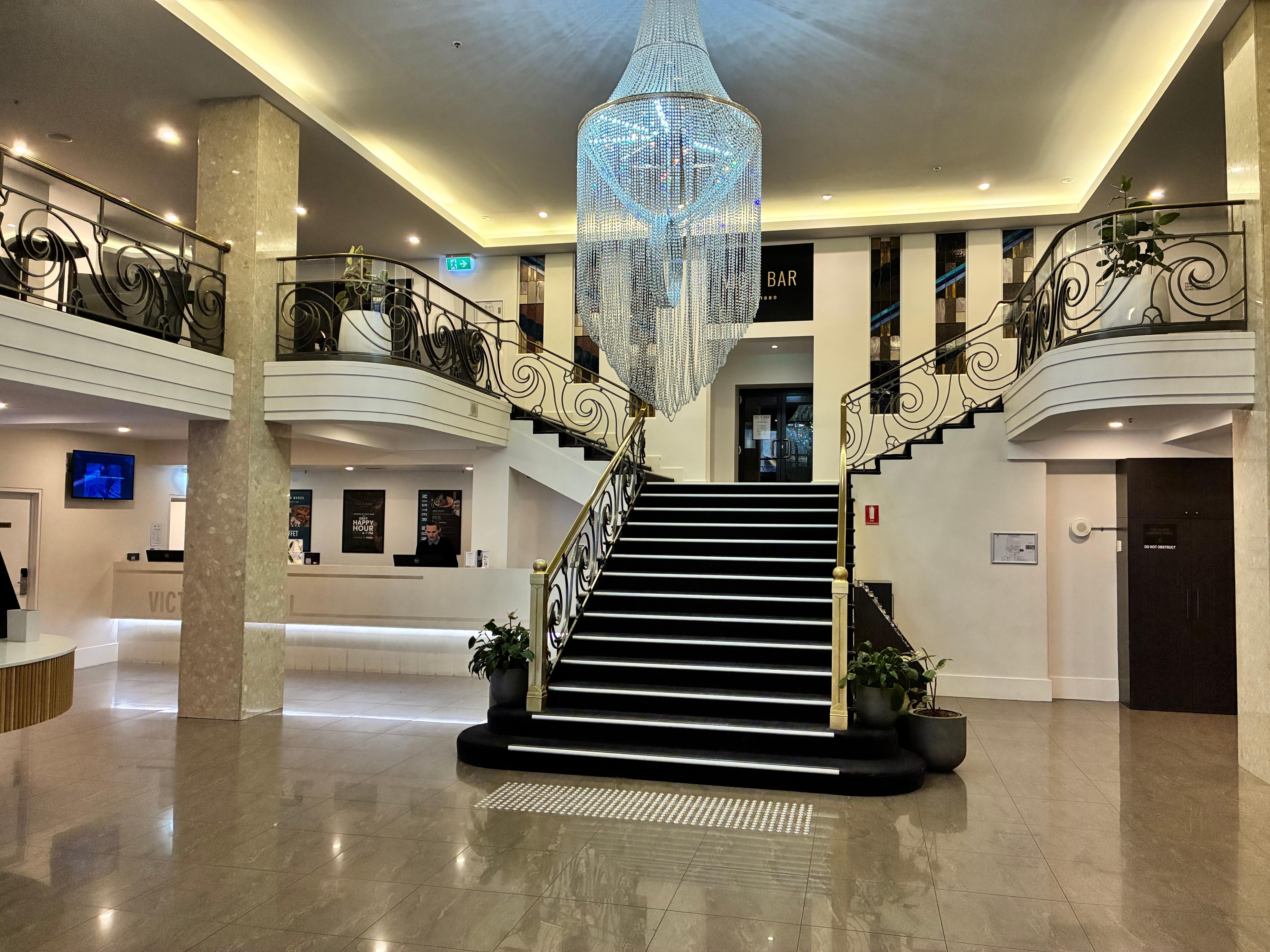 The Victoria Hotel foyer