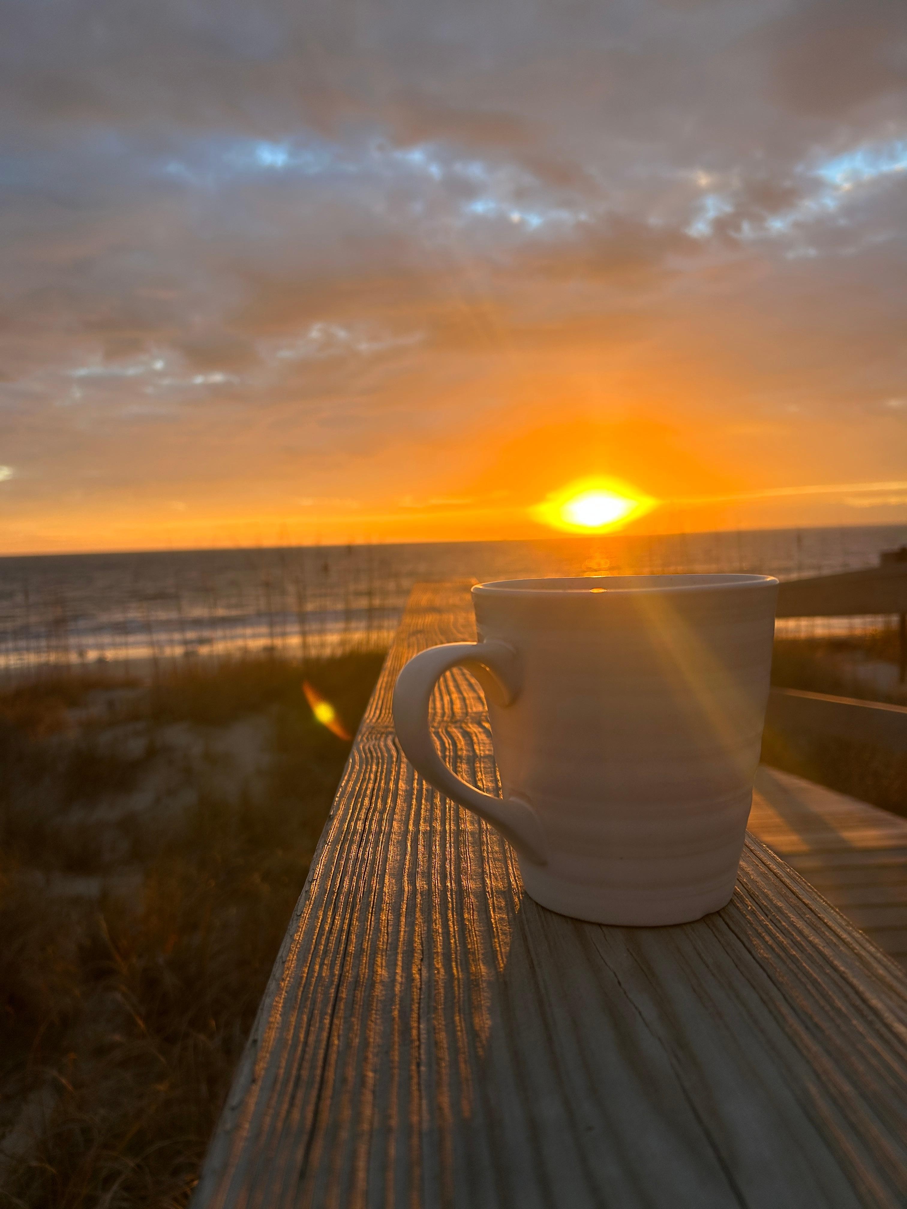 The beach entrance accessed down the alley.