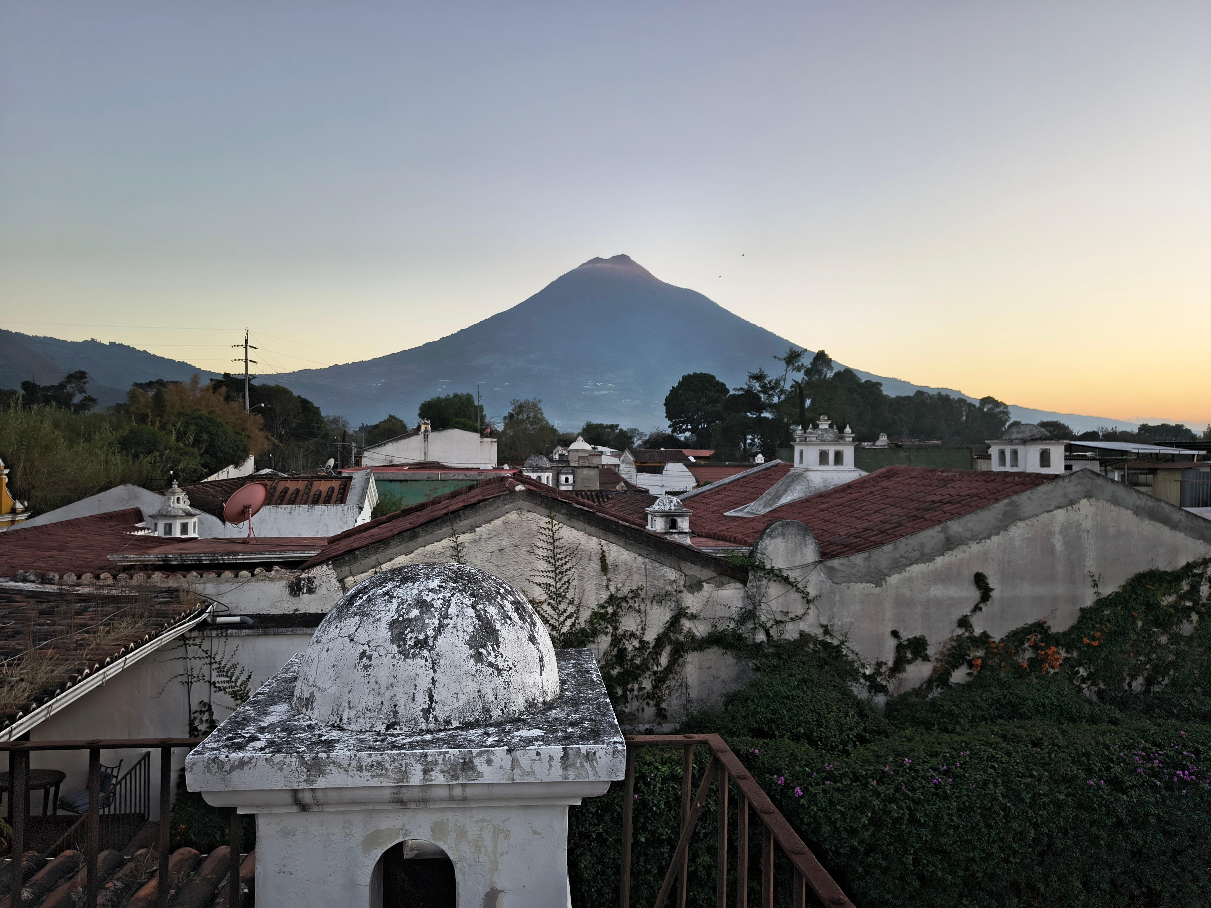 Atardecer desde la terraza 