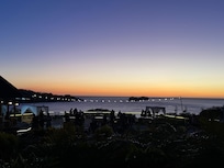 Sunset from the on site restaurant